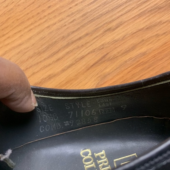 BLACK SEARS COLLECTION DRESS SHOES - Picture 7 of 9